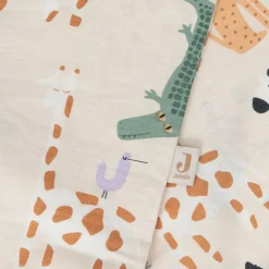 Housse de couette + taie d'oreiller Jungle Jambo (100 x 140 cm)