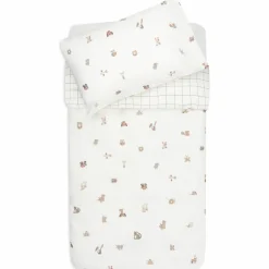 Housse de couette + taie d'oreiller Animal Friends (100 x 140 cm)