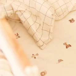 Housse de couette + taie d'oreiller Animal Friends (100 x 140 cm)