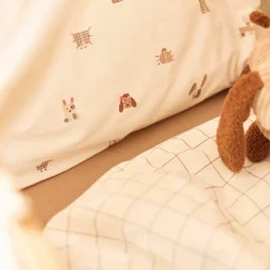 Housse de couette + taie d'oreiller Animal Friends (100 x 140 cm)