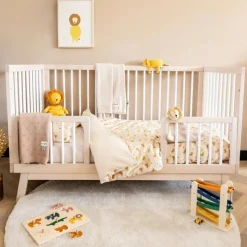 Housse de couette + taie d'oreiller Lively Lion (100 x 140 cm)