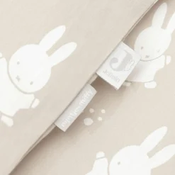 Housse de couette + taie d'oreiller Miffy Snuffy Nougat (100 x 140 cm)