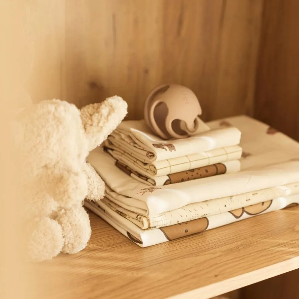 Housse de couette + taie d'oreiller Miffy and Friends (100 x 140 cm)