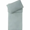 Housse de couette + taie d'oreiller Sea Green (100 x 140 cm)