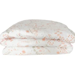 Housse de couette en coton bio Yukari Peach (100 x 140 cm)