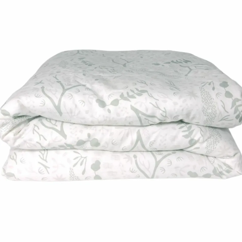 Housse de couette en coton bio Yukari Tilleul (75 x 120 cm)