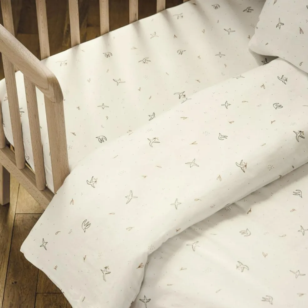 Housse de couette en coton bio L'Envolée (100 x 140 cm)