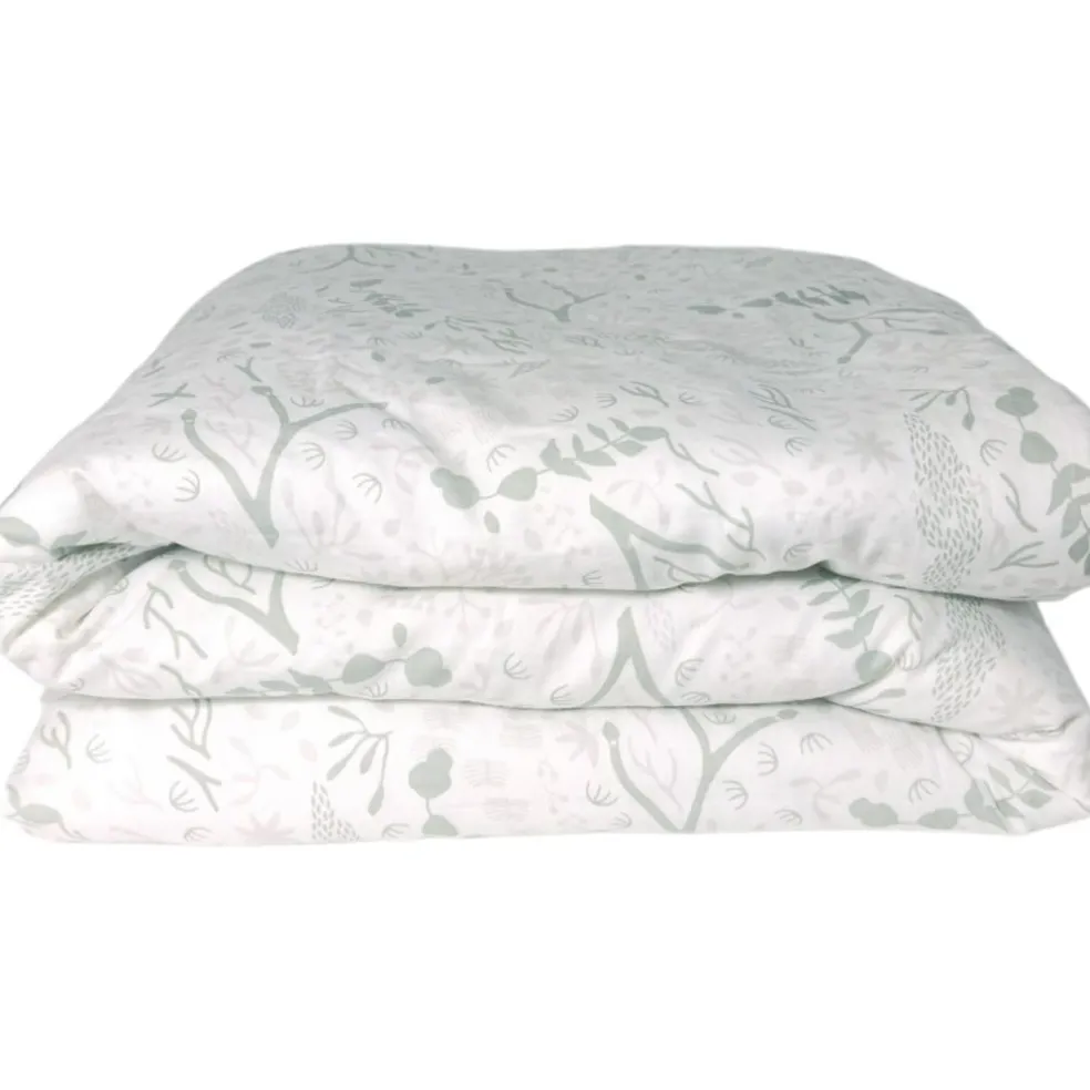 Housse de couette en coton bio Yukari Tilleul (100 x 140 cm)