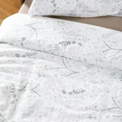 Housse de couette en coton bio Yukari Tilleul (100 x 140 cm)