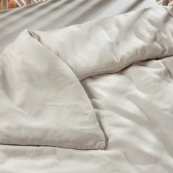 Housse de couette pur coton Naturel (100 x 140 cm)