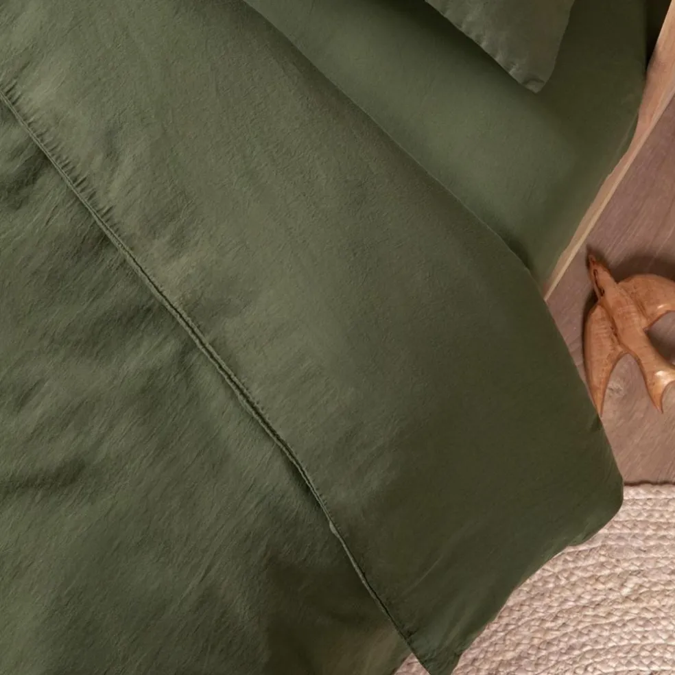 Housse de couette Satin Cyprès (75 x 120 cm)