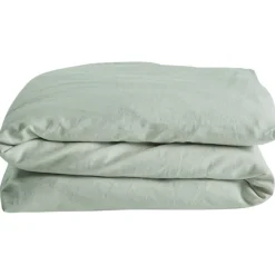 Housse de couette satin de coton bio Tilleul (100 x 140 cm)