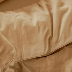 Housse de couette satin de coton bio Ambre (100 x 140 cm)