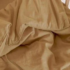 Housse de couette satin de coton bio Ambre (100 x 140 cm)