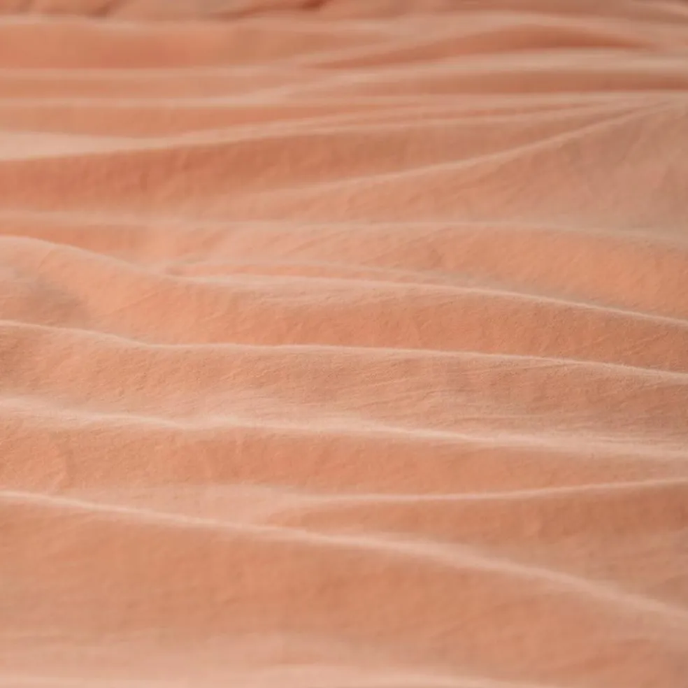 Housse de couette Satin Peach (100 x 140 cm)