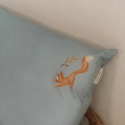 Housse de couette+oreiller lit bébé Denim Blue (100 x 140 cm)