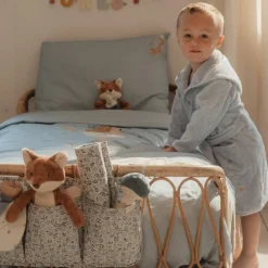 Housse de couette+oreiller lit bébé Denim Blue (100 x 140 cm)