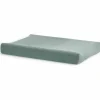 Housse de matelas à langer en éponge Ash Green (50 x 70 cm)