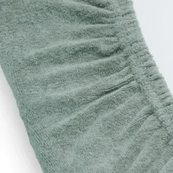 Housse de matelas à langer en éponge Ash Green (50 x 70 cm)