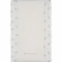 Housse de matelas à langer en éponge écrue