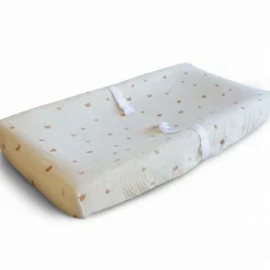 Housse de matelas à langer en coton bio Rainbows (72 x 48 cm)