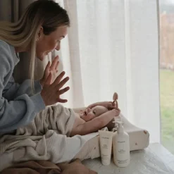 Housse de matelas à langer en coton bio Rainbows (72 x 48 cm)