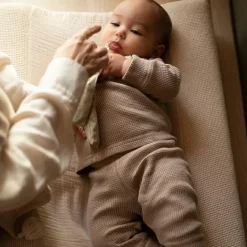 Housse de matelas à langer en coton bio Wabi sabi Ginger (50 x 70 cm)