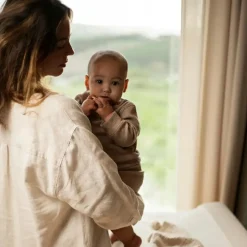 Housse de matelas à langer en coton bio Wabi sabi Ginger (50 x 70 cm)