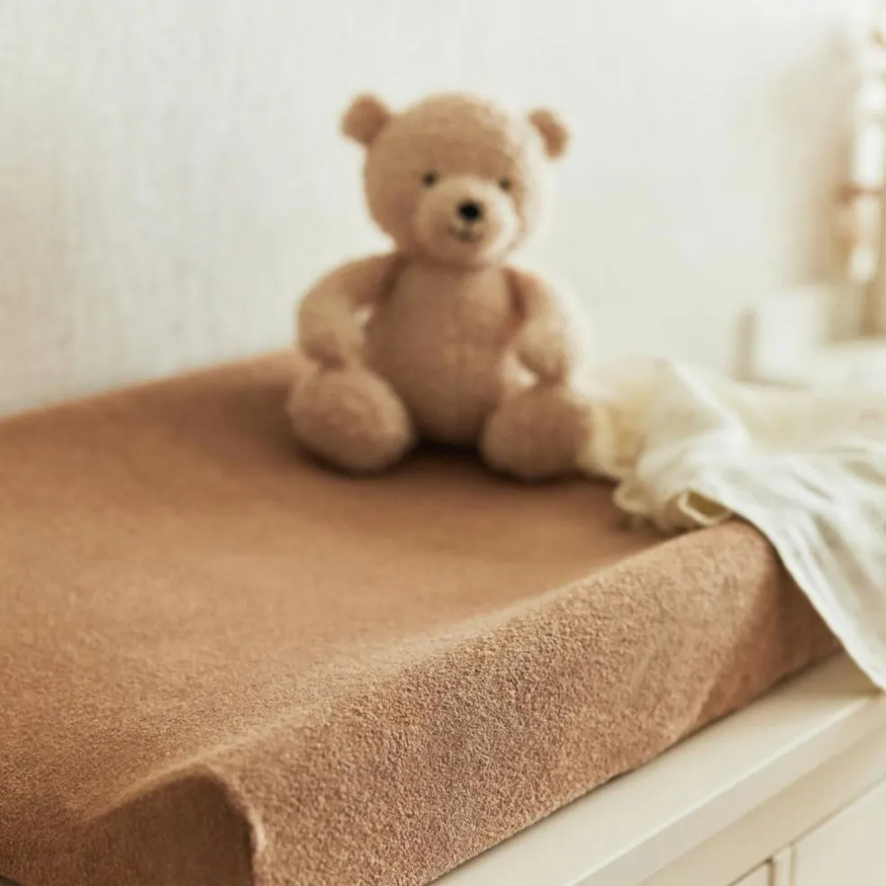 Housse de matelas à langer en éponge Biscuit (50 x 70 cm)