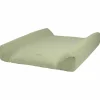 Housse de matelas à langer en coton Wabi-Sabi Green matcha