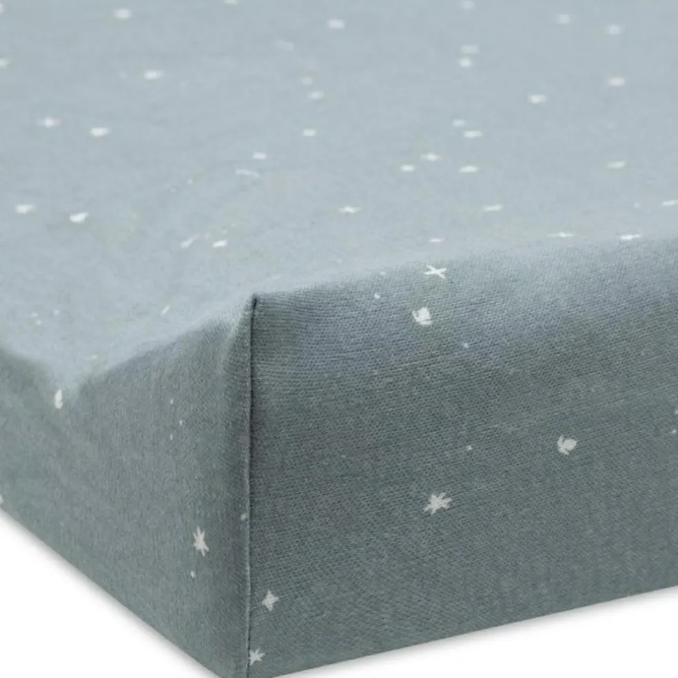 Housse de matelas à langer en jersey Sea Green (50 x 70 cm)