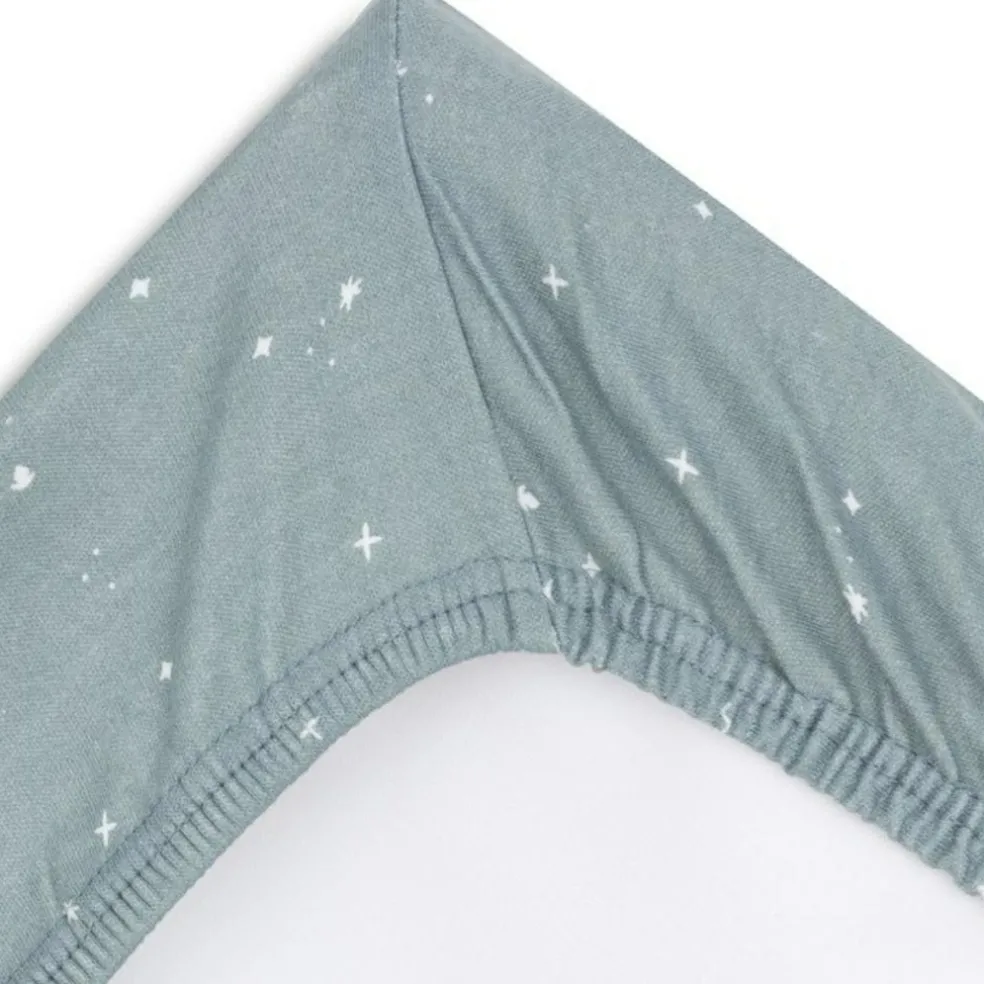 Housse de matelas à langer en jersey Sea Green (50 x 70 cm)