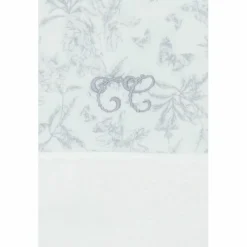 Housse de matelas à langer Toile de Jouy gris