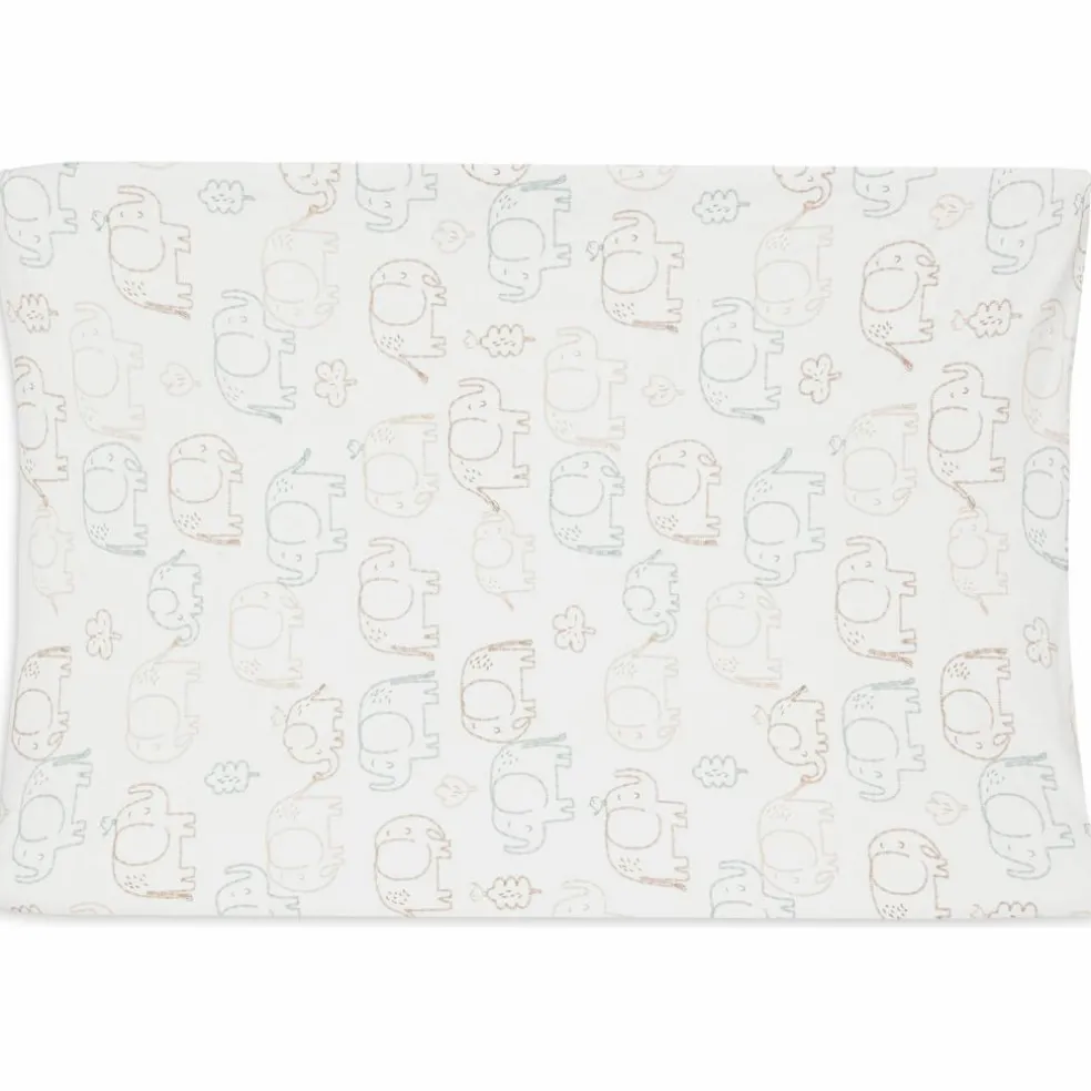 Housse matelas à langer en jersey Elephant Tales (50 x 70 cm)