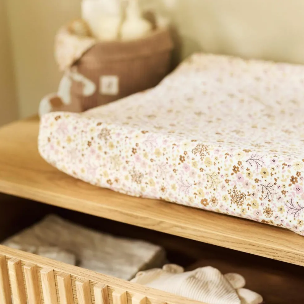 Housse matelas à langer en jersey Flower Fairies (50 x 70 cm)
