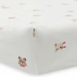 Housse matelas à langer en jersey Animal Friends (50 x 70 cm)