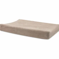 Housse matelas à langer en jersey Cloudy Rib Milky Coffee (50 x 70 cm)