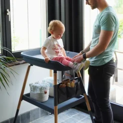 Housse pour matelas de table à langer Balnéo gris