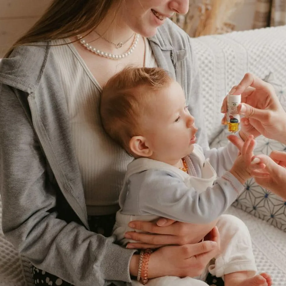 Huile de massage bio Premières Dents (10 ml)