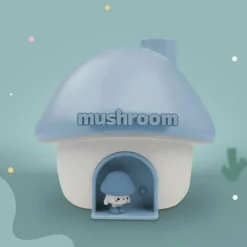 Humidificateur Maison Champignon Bleu
