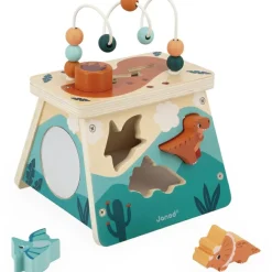 Jeu d'activités en bois Dino volcan