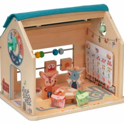 Jeu d'activités en bois Ma première école