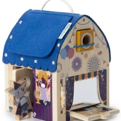 Jeu d'activités en bois Maison découverte d'illusions optiques