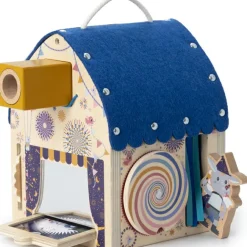 Jeu d'activités en bois Maison découverte d'illusions optiques