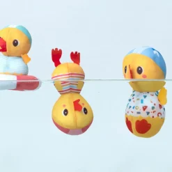 Jeu de bain canards au bord de l'eau (3 pièces)