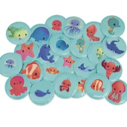 Jeu de bain Memo mes bébés animaux (24 pièces)