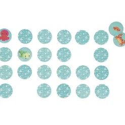 Jeu de bain Memo mes bébés animaux (24 pièces)