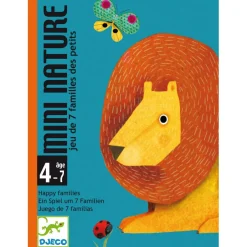 Jeu de cartes 7 familles Mini nature (28 cartes)