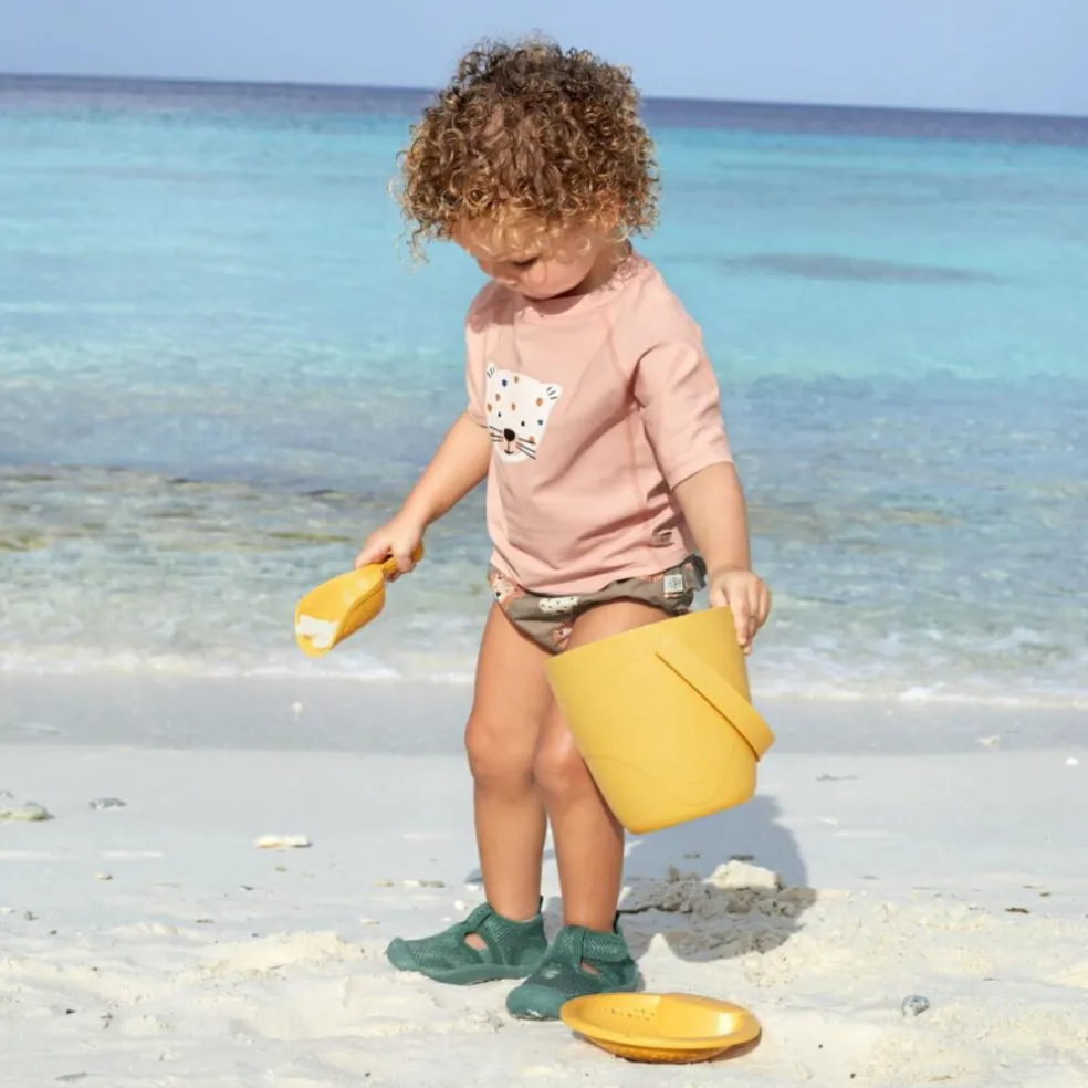 Jeu de jouets de sable Water Friends jaune (5 pièces)