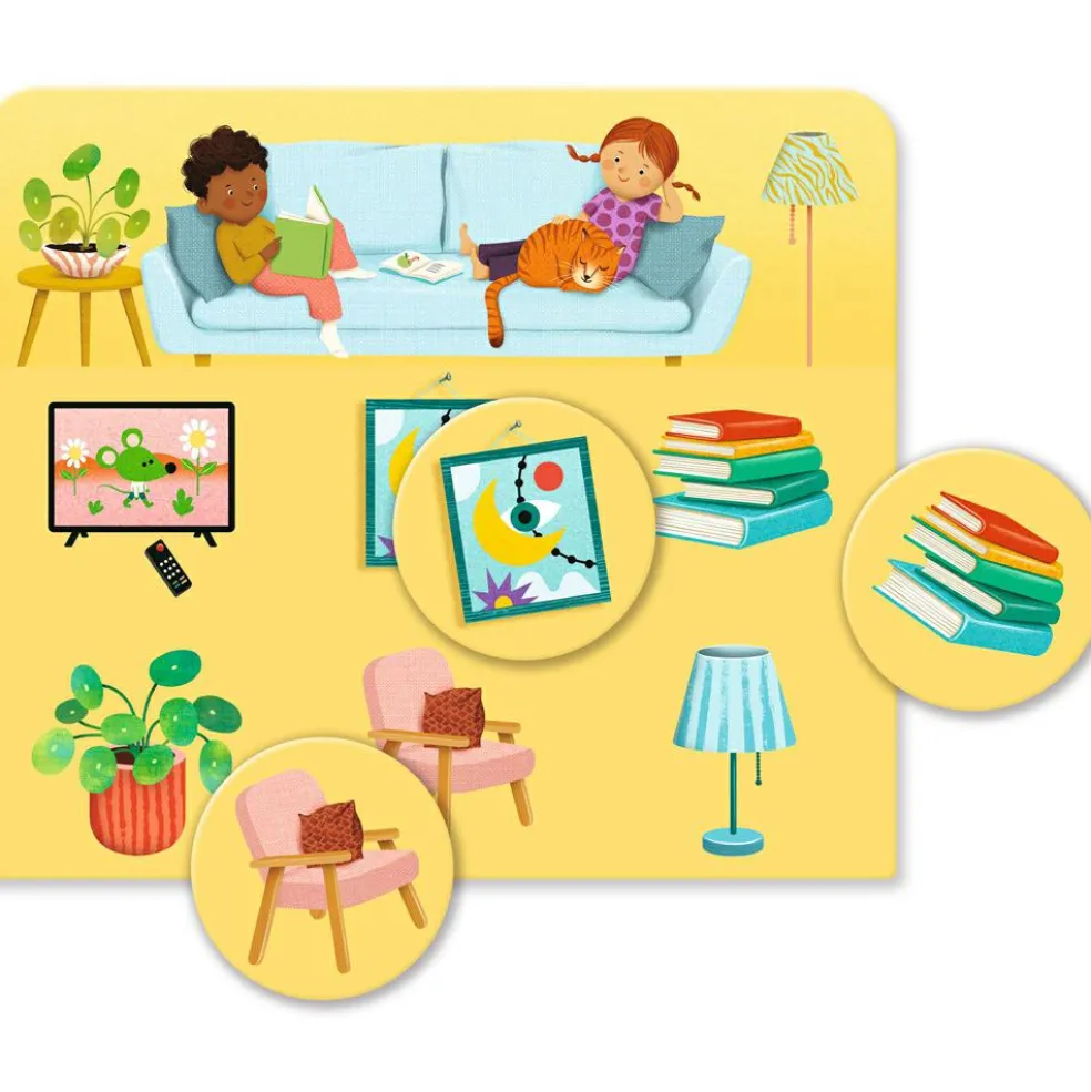 Jeu de loto Dans la Maison (16 pièces)